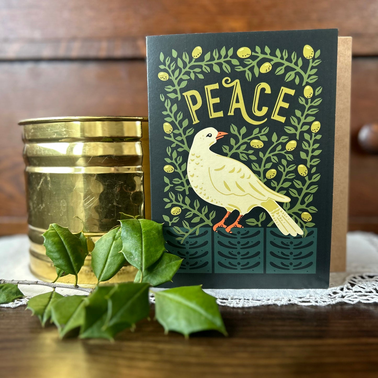 Greeting Card Featuring Peace Dove