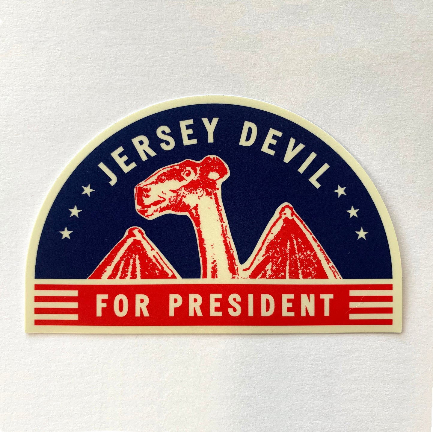 NJ Jersey Devil for President Vinyl Decal