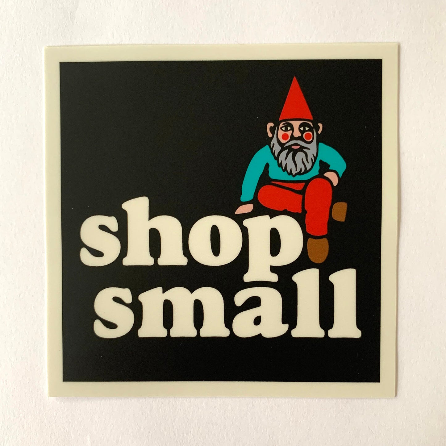 Shop Small Gnome Vinyl Decal