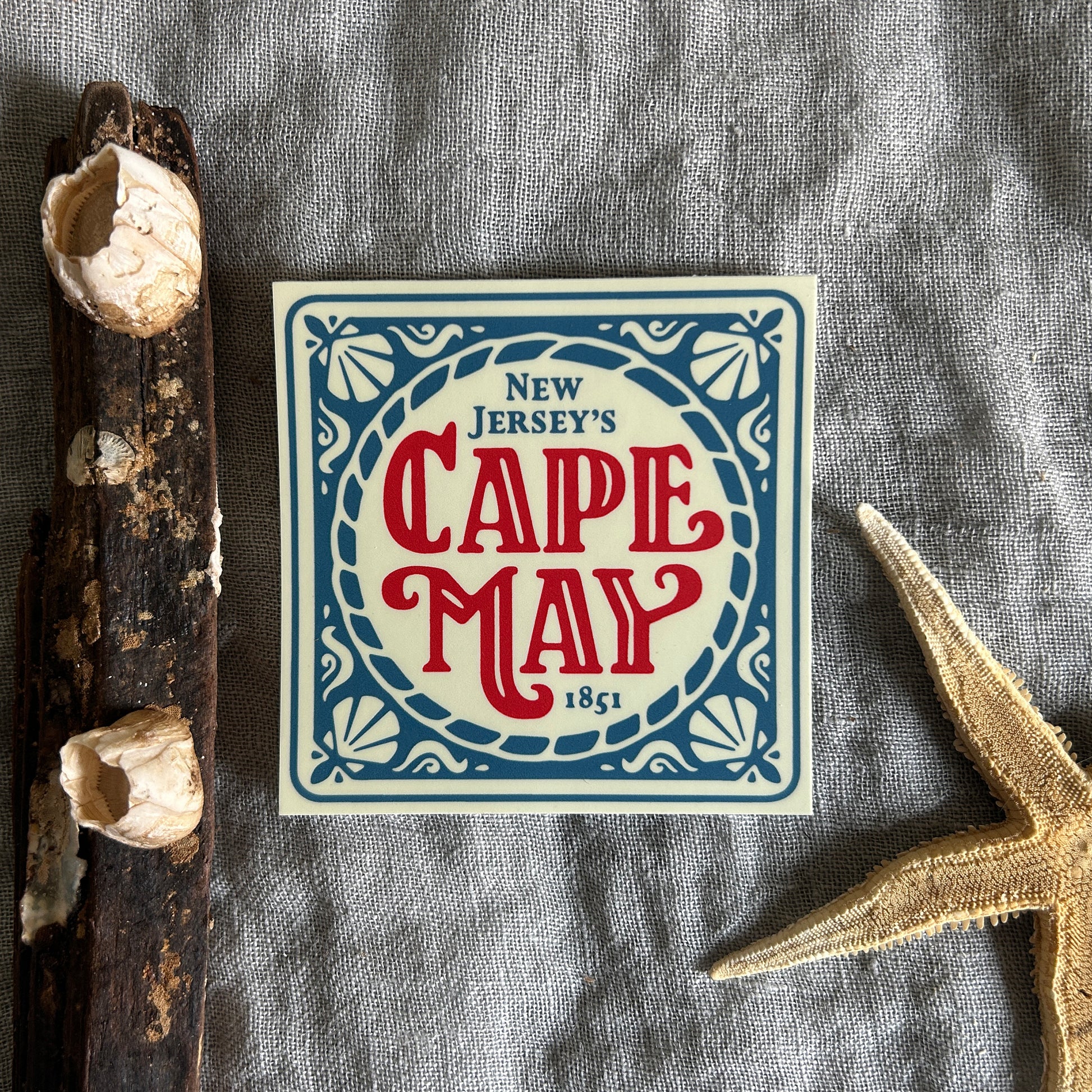 Cape May New Jersey Bumper Sticker Vinyl Decal
