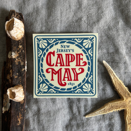 Cape May New Jersey Bumper Sticker Vinyl Decal